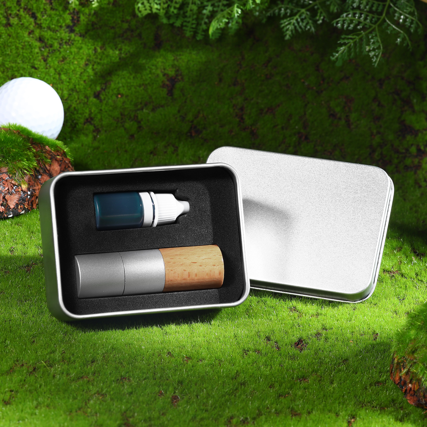 Personalized Wooden Golf Stamp Custom Golf Ball Marker Essential Golf Accessories Gift for Him