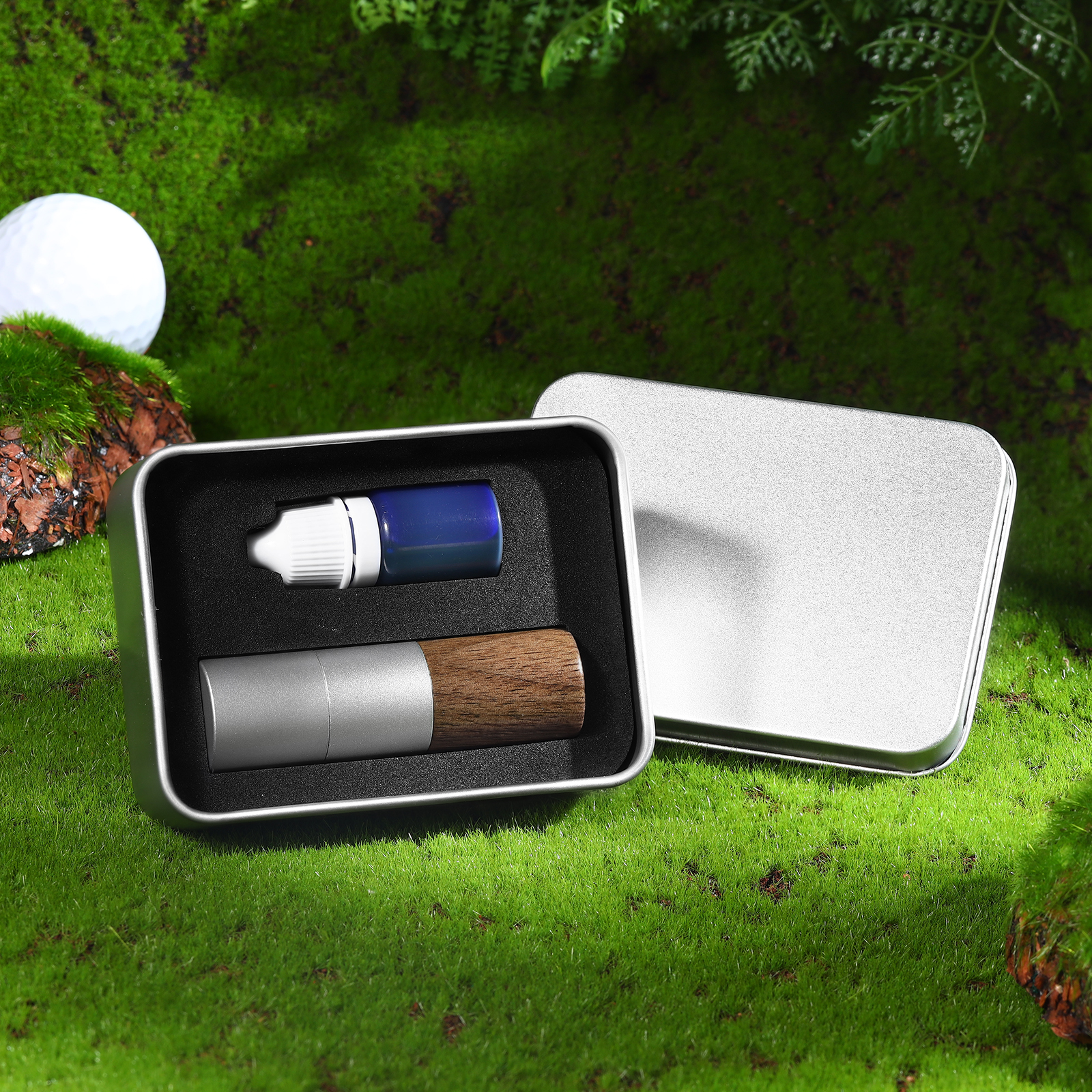 Personalized Wooden Golf Stamp Custom Golf Ball Marker Essential Golf Accessories Gift for Him