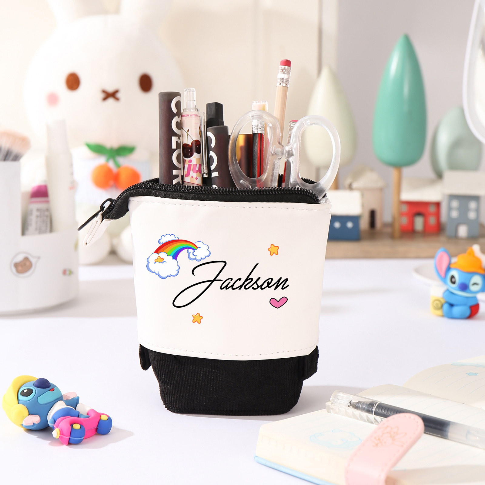 [Copy]Personalized Pencil Case Custom Name & Pattern Pen Pouch Back To School Gifts for Kids