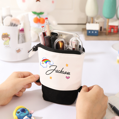 [Copy]Personalized Pencil Case Custom Name & Pattern Pen Pouch Back To School Gifts for Kids