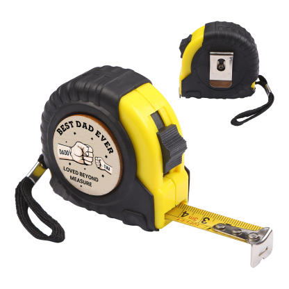 2 Names Personalized Tape Measure – Custom Father's Day Gift for Dad | Lorajewel