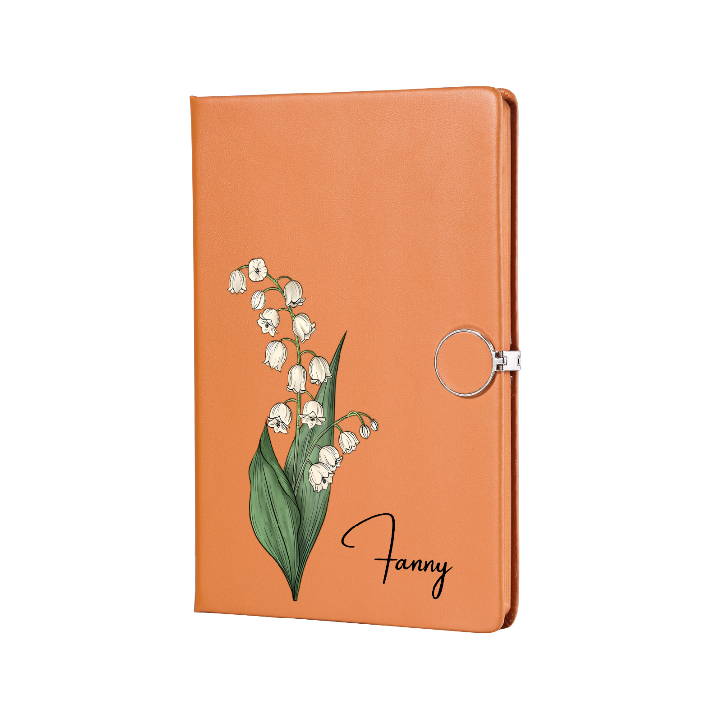 Personalized A5 Notebook Gift Set with Name and Birth Flower – Personal Stationery Present for student | Jessemade