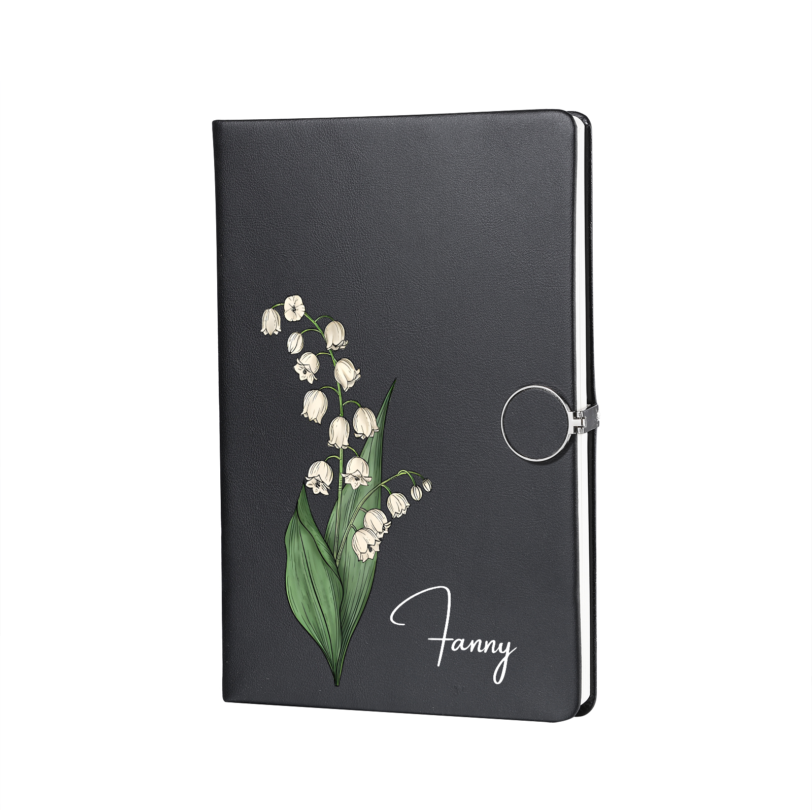 Personalized A5 Notebook Gift Set with Name and Birth Flower – Personal Stationery Present for student | Jessemade