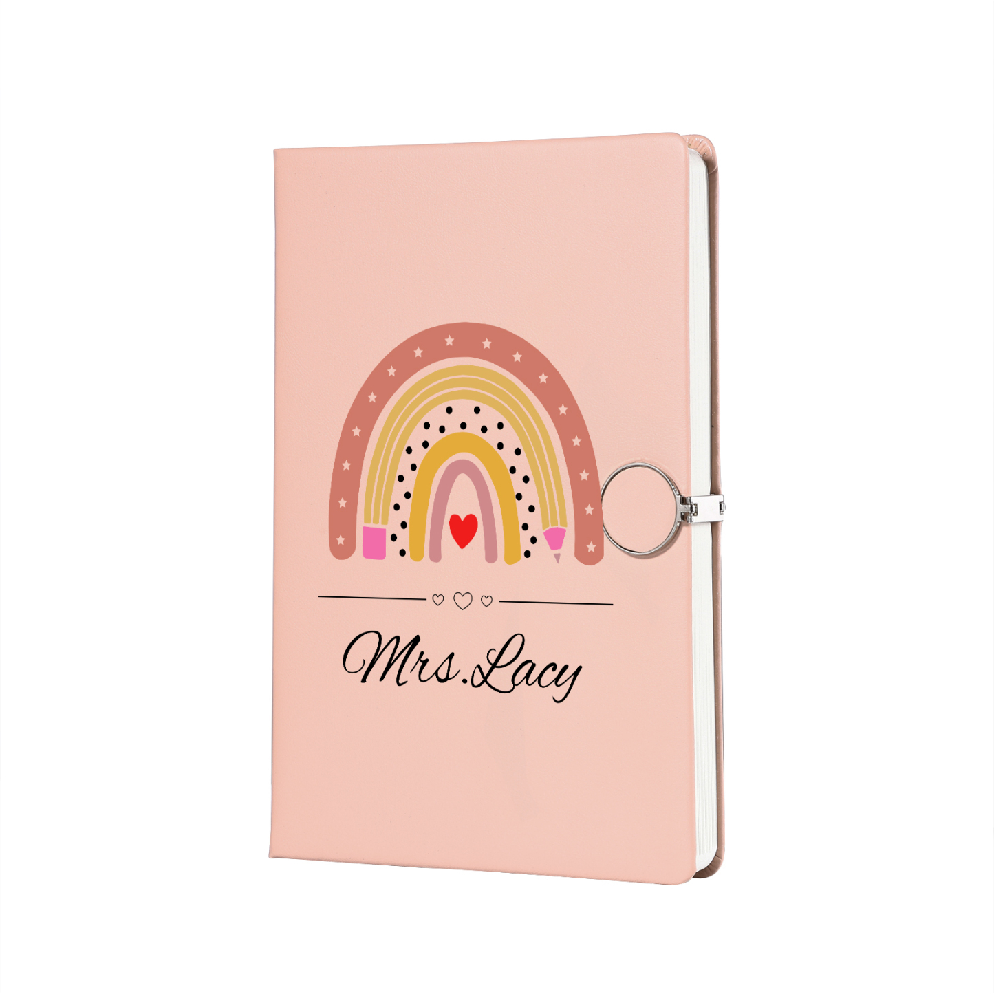 Personalized Rainbow A5 Notebook Gift Set with Name – Thoughtful Stationery Present | Jessemade