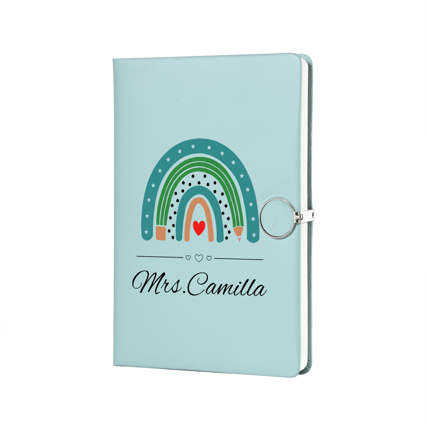 Personalized Rainbow A5 Notebook Gift Set with Name – Thoughtful Stationery Present | Jessemade