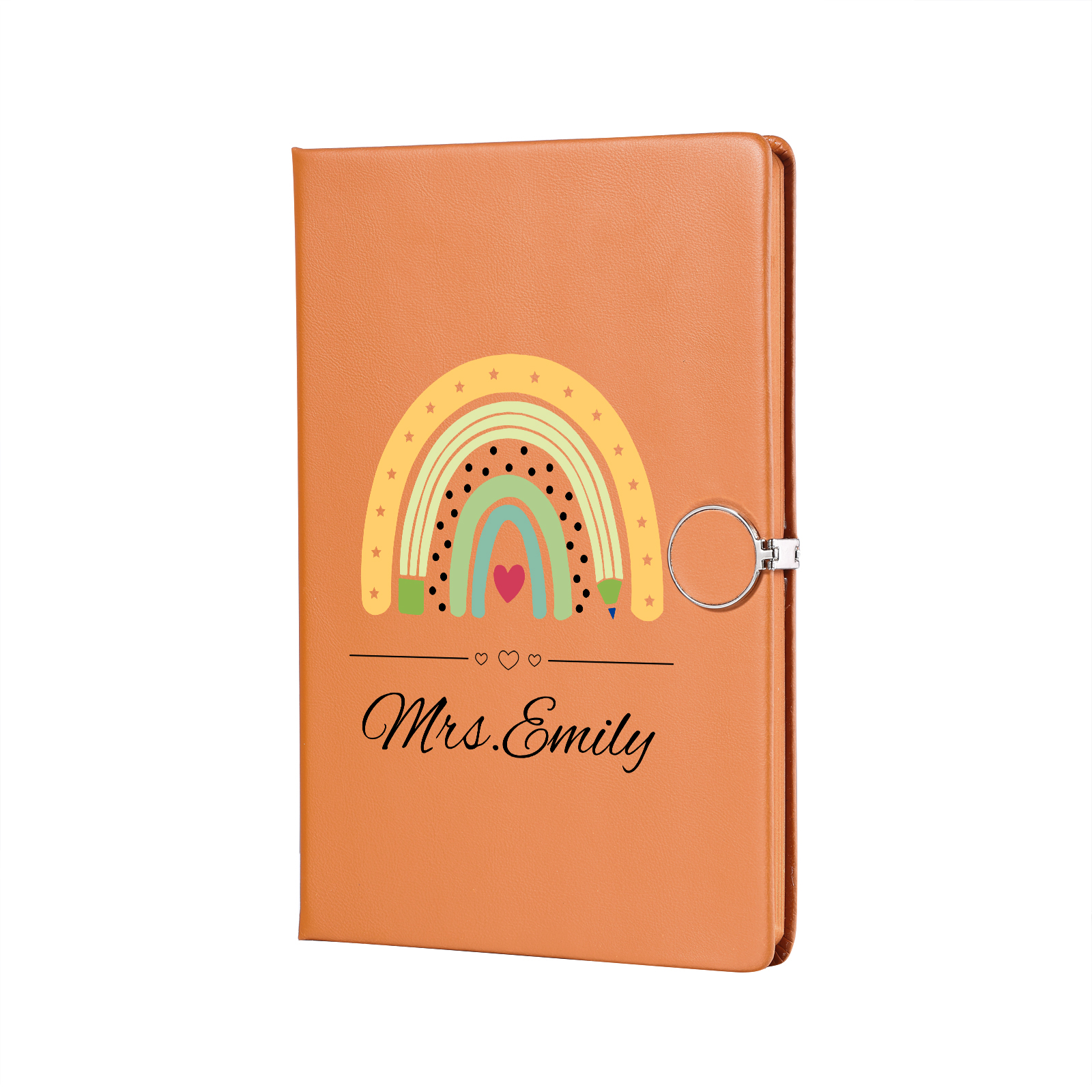 Personalized Rainbow A5 Notebook Gift Set with Name – Thoughtful Stationery Present | Jessemade