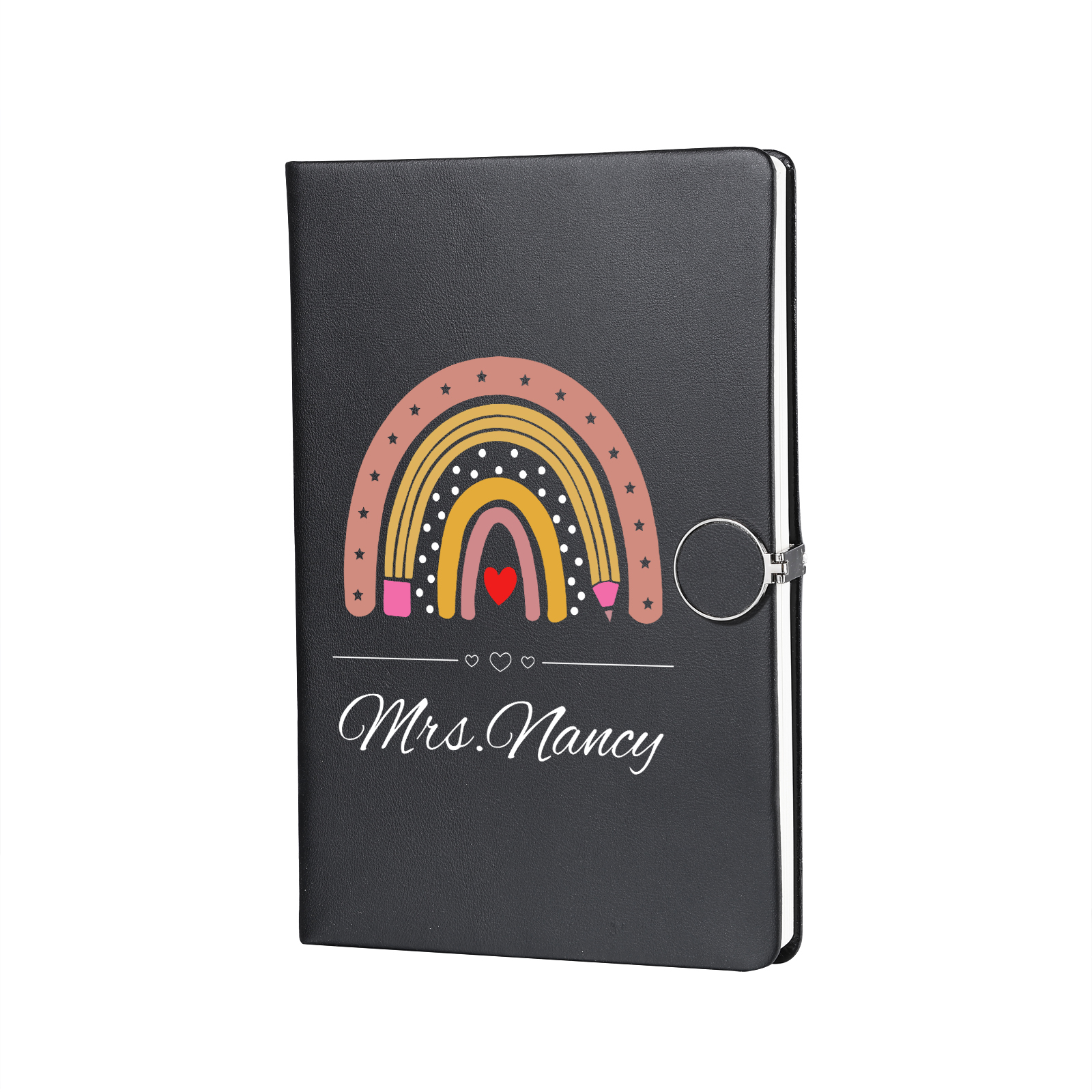 Personalized Rainbow A5 Notebook Gift Set with Name – Thoughtful Stationery Present | Jessemade