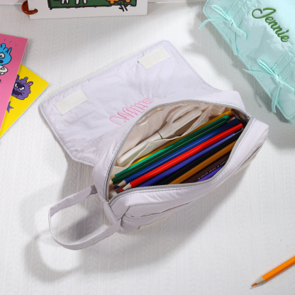 1 Name Personalized Pencil Case for Kids - Back to School Gift | Lorajewel