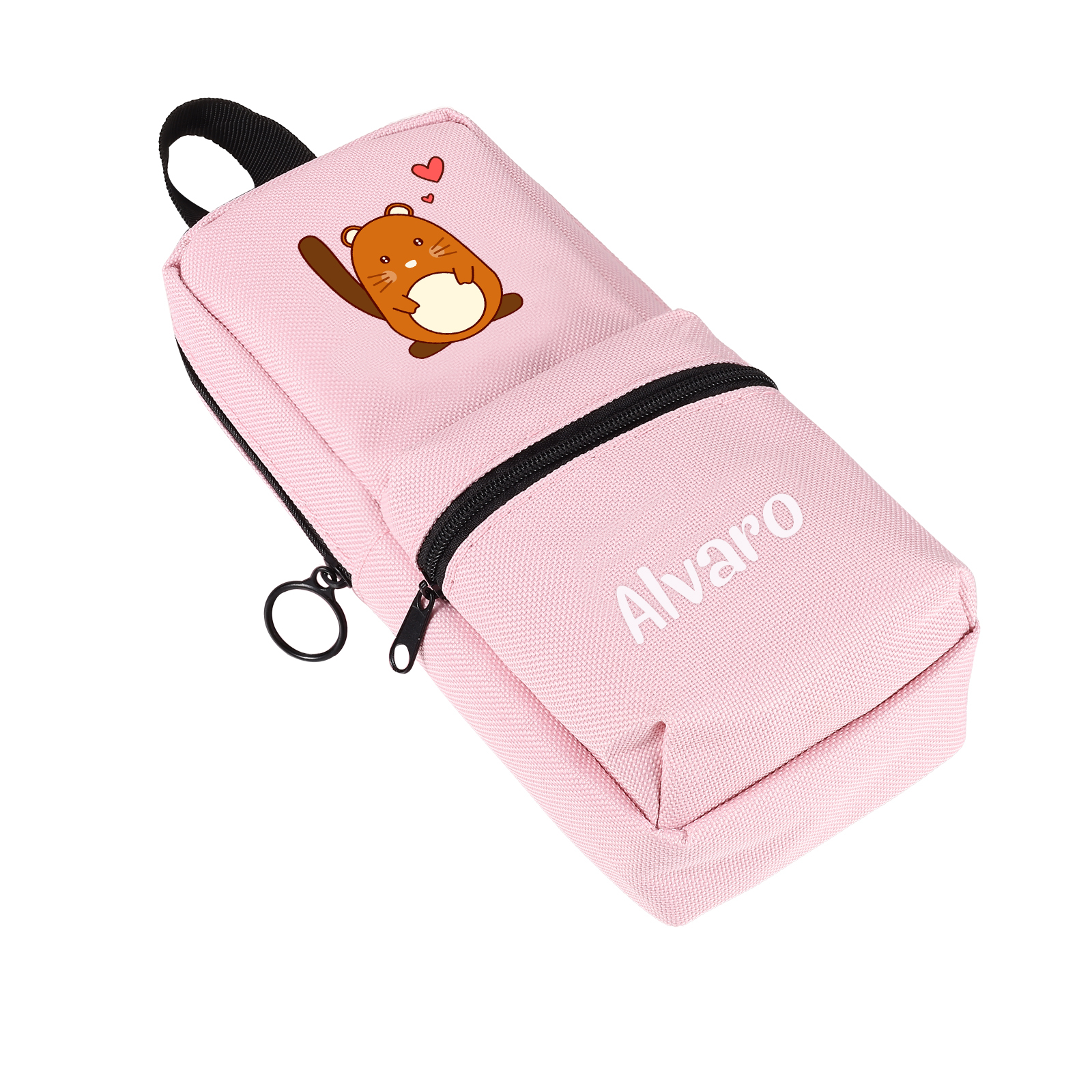Personalized Animal Pencil Case with Custom Name & Pattern for Kids | Lorajewel