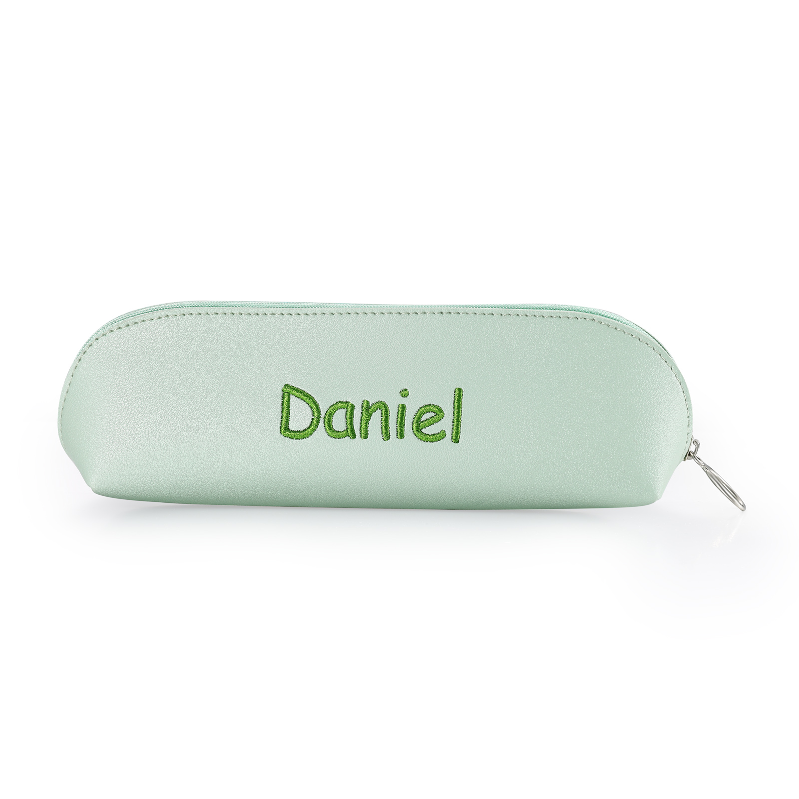 1 Name Personalized Pencil Case for Girls & Boys – PU Leather with Custom Embroidery | Lorajewel