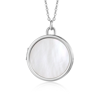 Always Love You Personalized Circle Photo Frame Necklace A Sentimental Custom Gift for Her