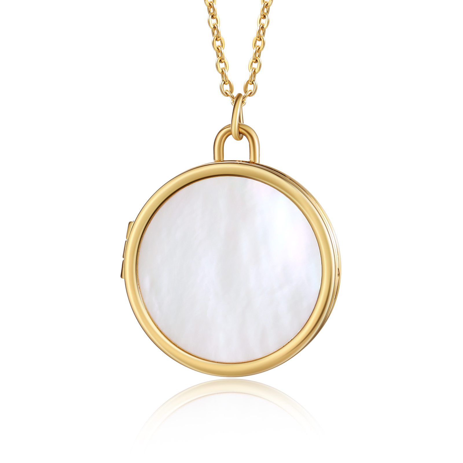 Always Love You Personalized Circle Photo Frame Necklace A Sentimental Custom Gift for Her