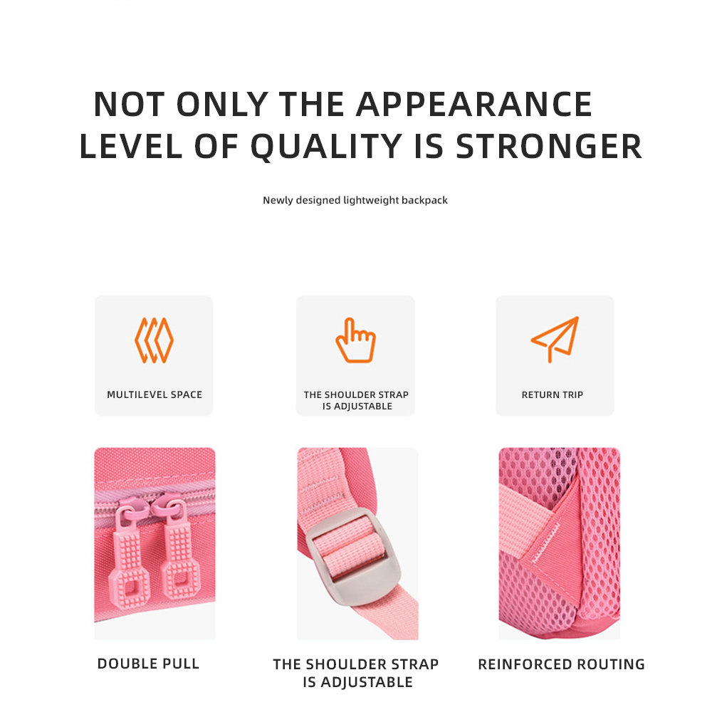 Personalized Pink Bunny Yellow Tiger Blue Dinosaur Children School Bag Embroidery Name Black Backpack Customized Schoolbag Travel Bag For Kids