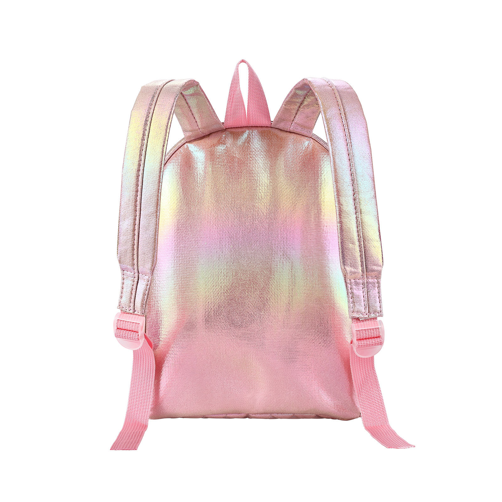 Personalized Embroidery Name Girls Holographic Quilted Pattern Fish Tail Decor Classic Backpack Gift for Kids