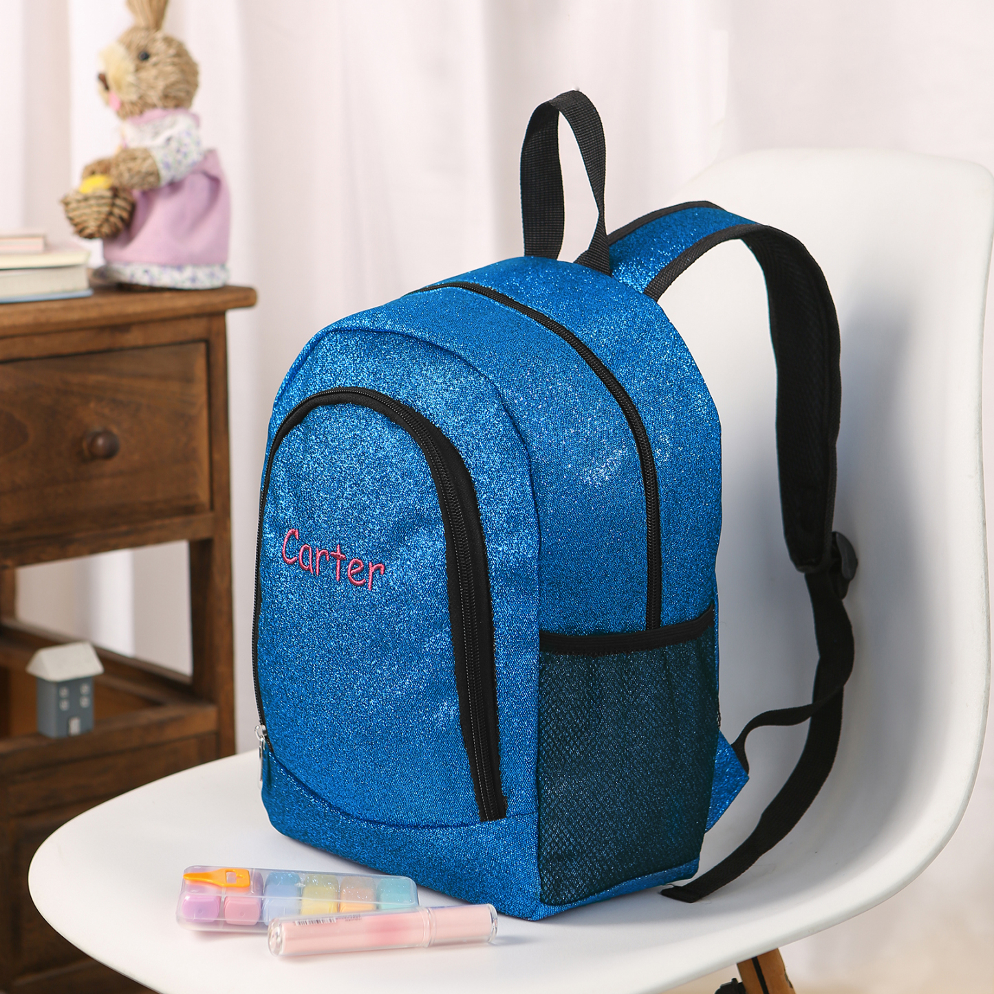 Personalized Kids School Bag with Custom Name – Back to School Gift | Lorajewel