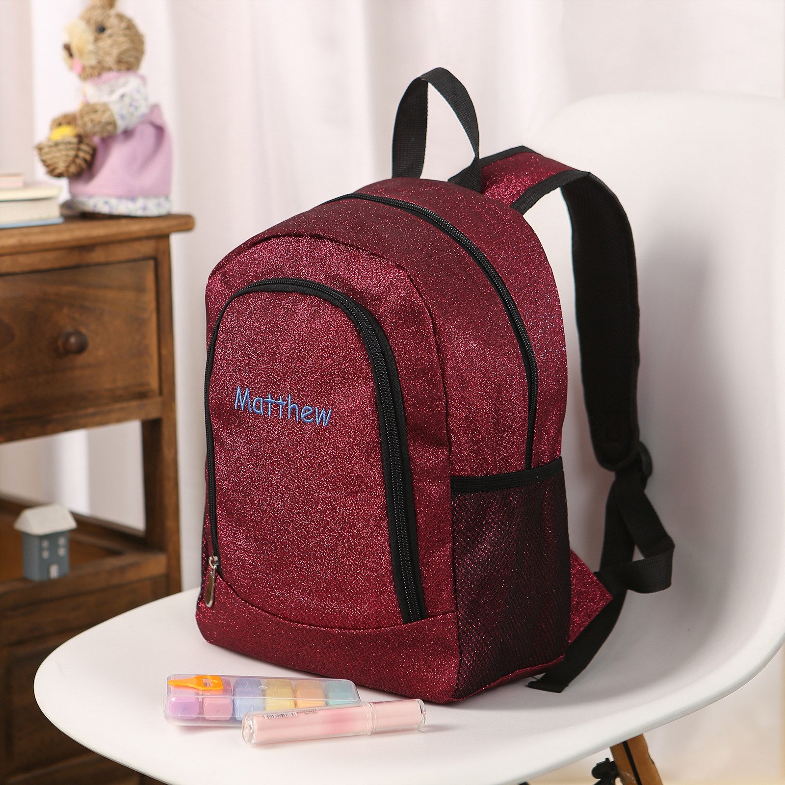 Personalized Kids School Bag with Custom Name – Back to School Gift | Lorajewel
