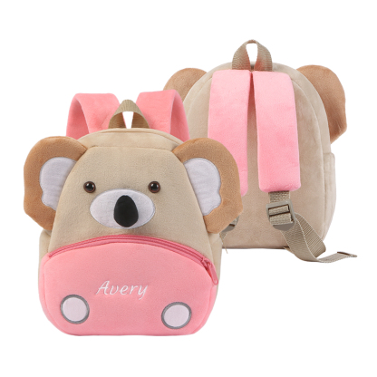 Personalized Kids School Bag with Name & Animals – Back to School Gift | Lorajewel