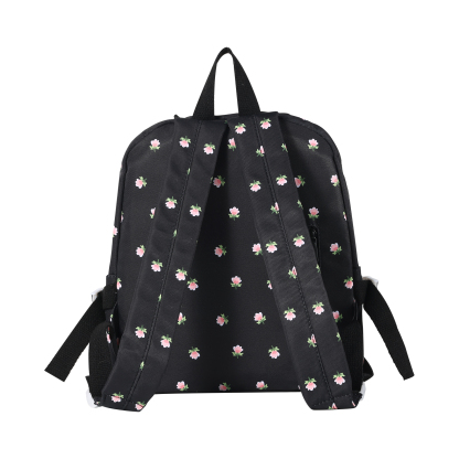 Personalized Kids School Bag with Name & Flowers – Back to School Gift | Lorajewel