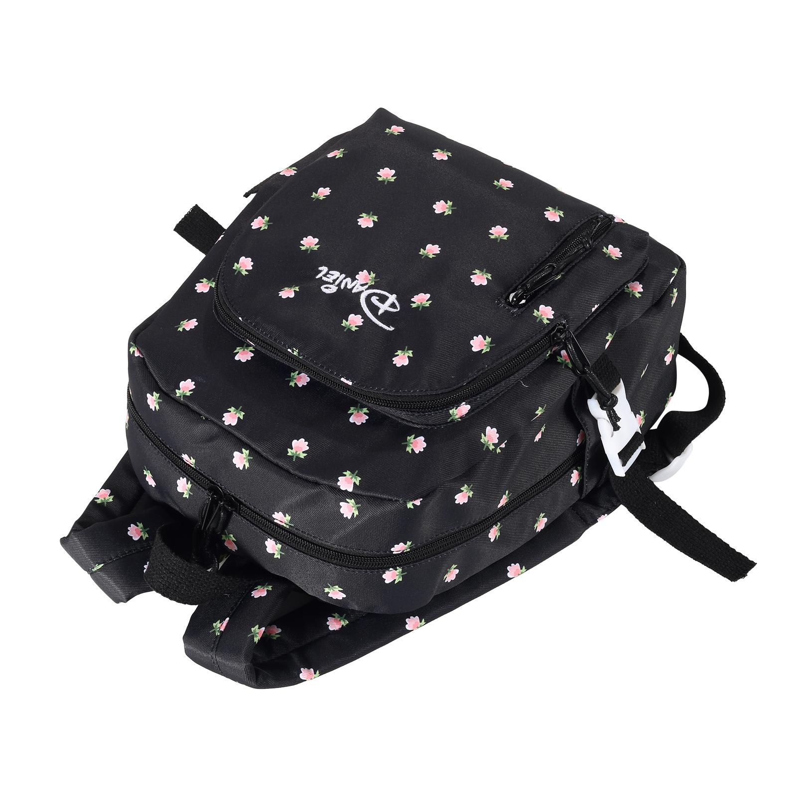 Personalized Kids School Bag with Name & Flowers – Back to School Gift | Lorajewel