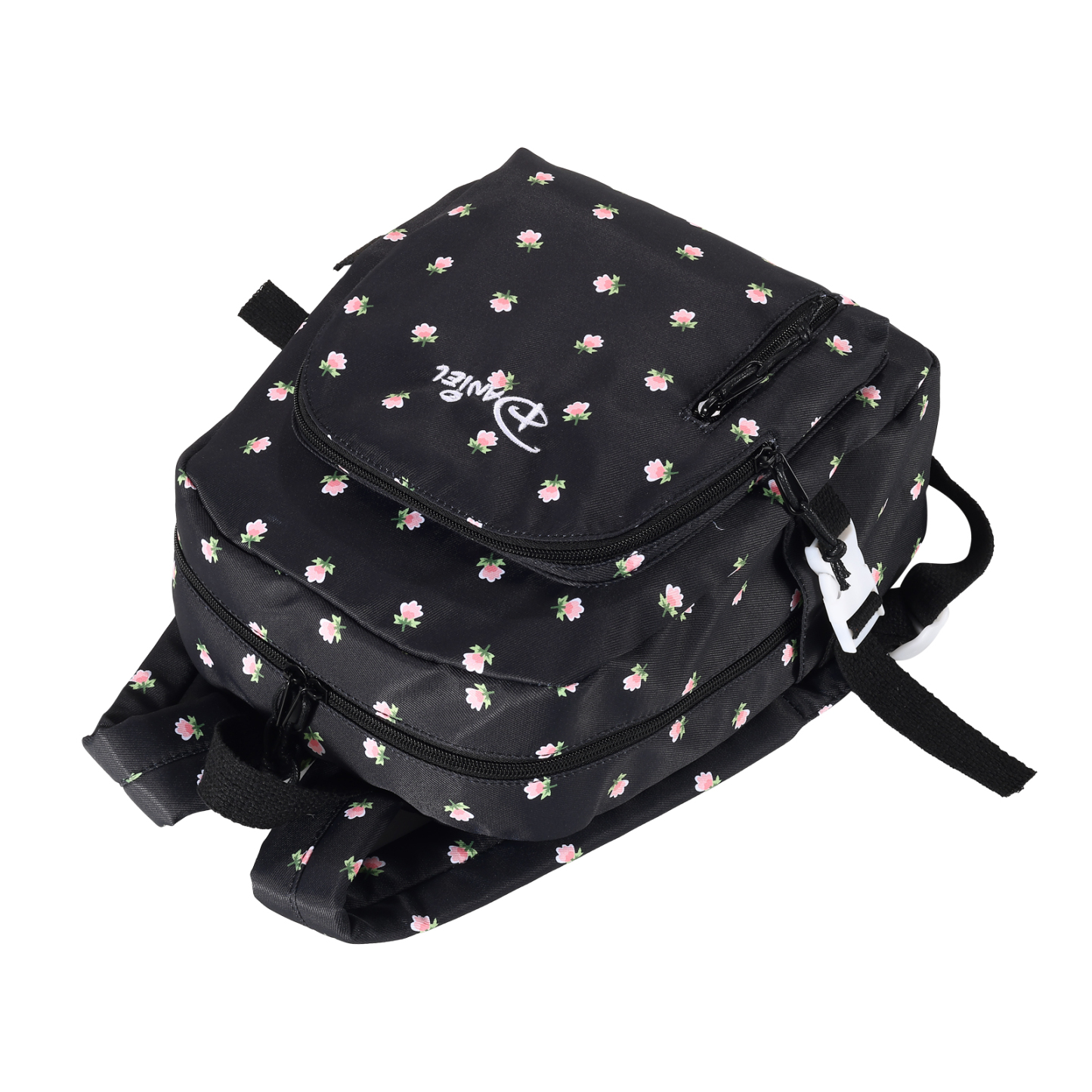 Personalized Kids School Bag with Name & Flowers – Back to School Gift | Lorajewel