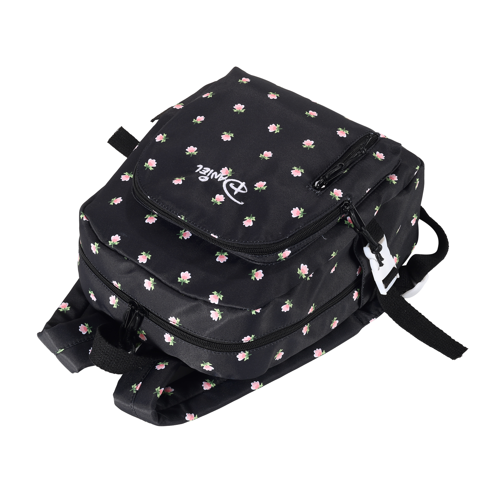 Personalized Kids School Bag with Name & Flowers – Back to School Gift | Lorajewel