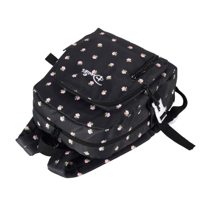 Personalized Kids School Bag with Name & Flowers – Back to School Gift | Lorajewel