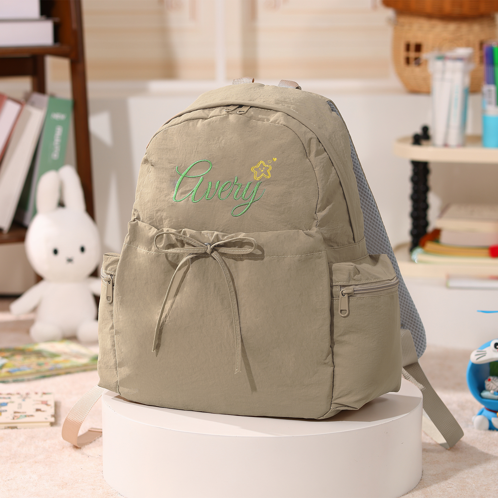 Personalized Kids School Bag with Name & Pattern – Back to School Gift | Lorajewel