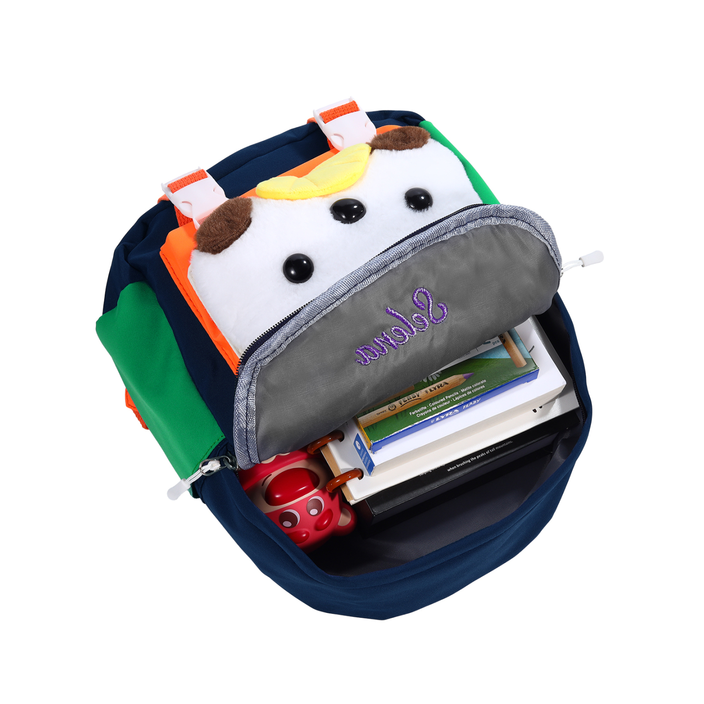 Personalized Kids Puppy Bag with Custom Name – Back to School Gift | Lorajewel