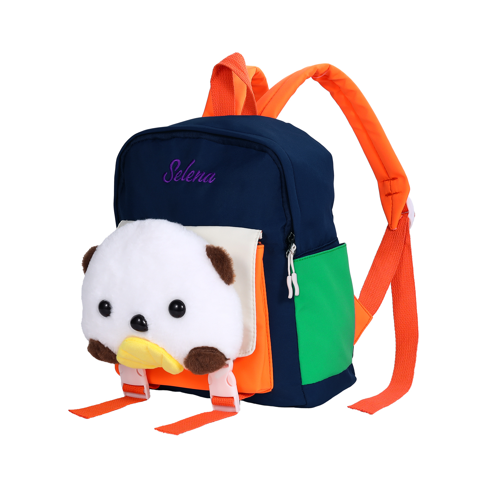 Personalized Kids Puppy Bag with Custom Name – Back to School Gift | Lorajewel