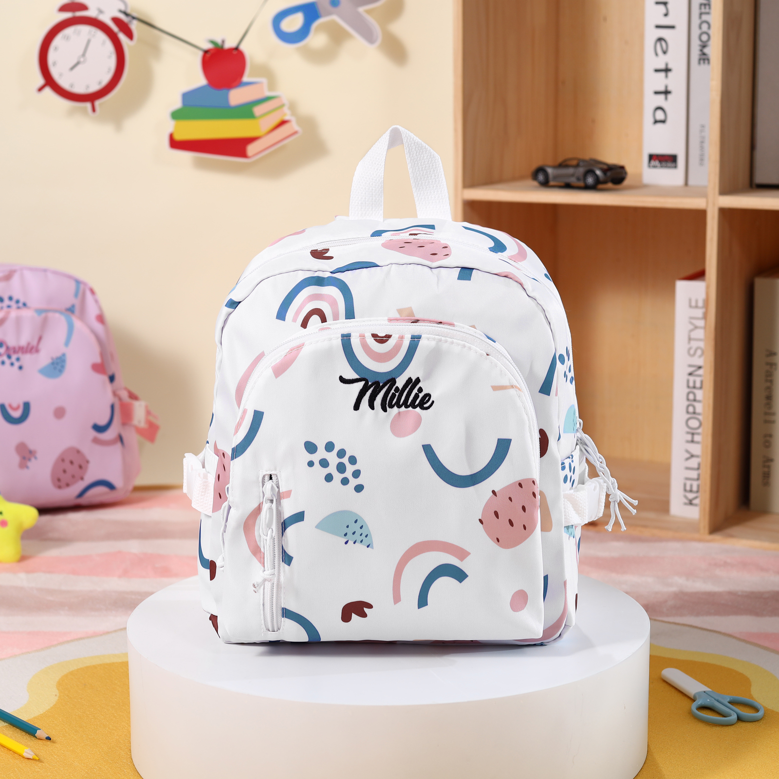 [Copy]Personalized Star Backpack with 1 Custom Name and Colour, 5 Colours | Jessemade