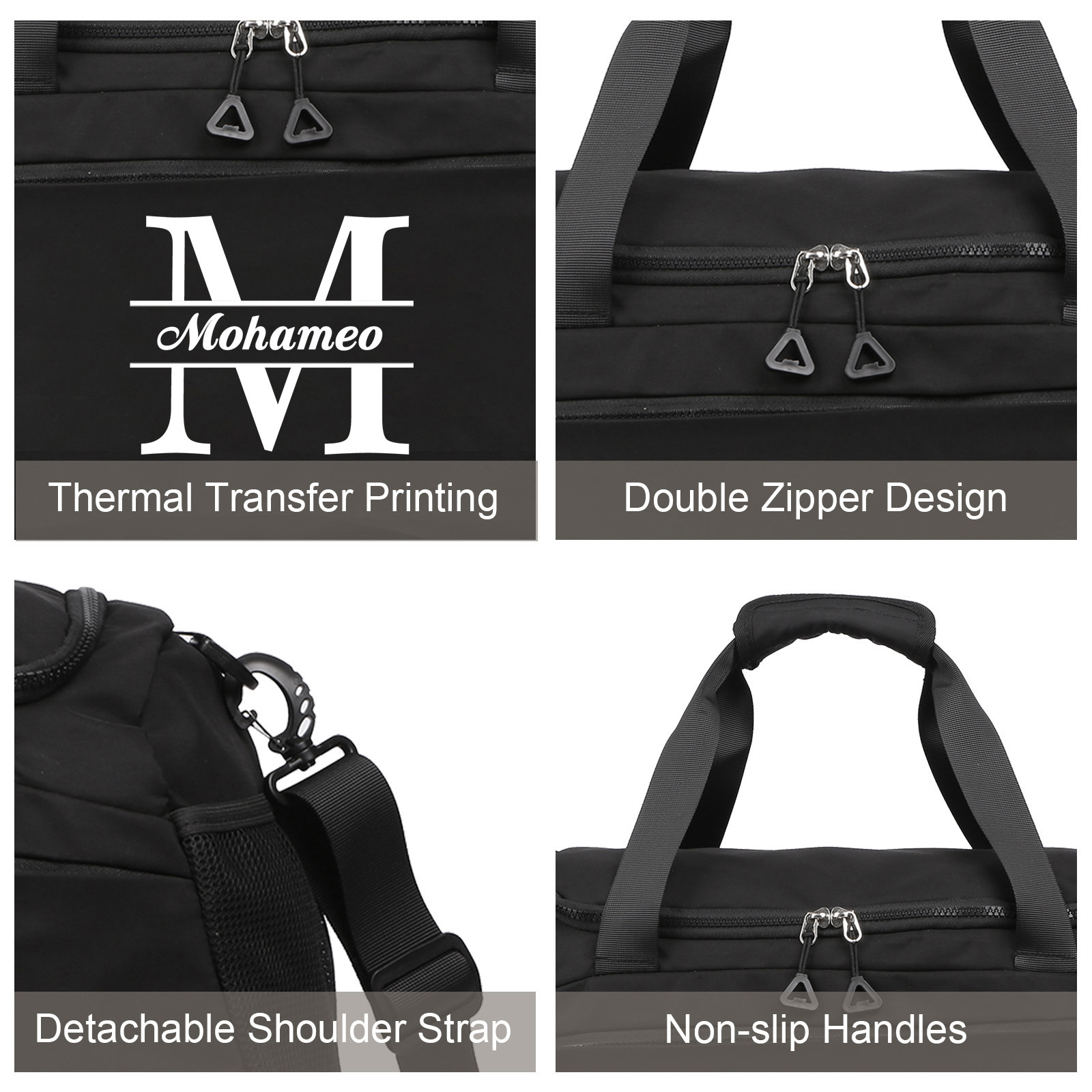 Personalized Travel Bag with Custom Name Perfect Gift for Men & Women