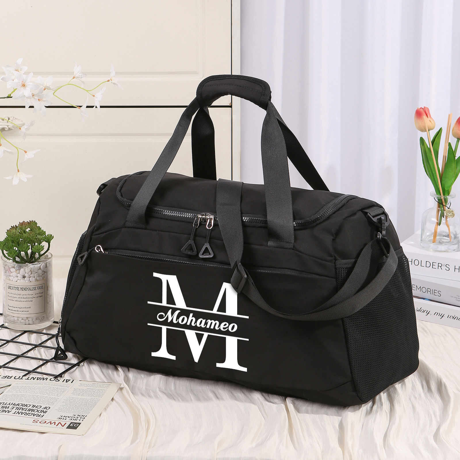 Personalized Travel Bag with Custom Name Perfect Gift for Men & Women