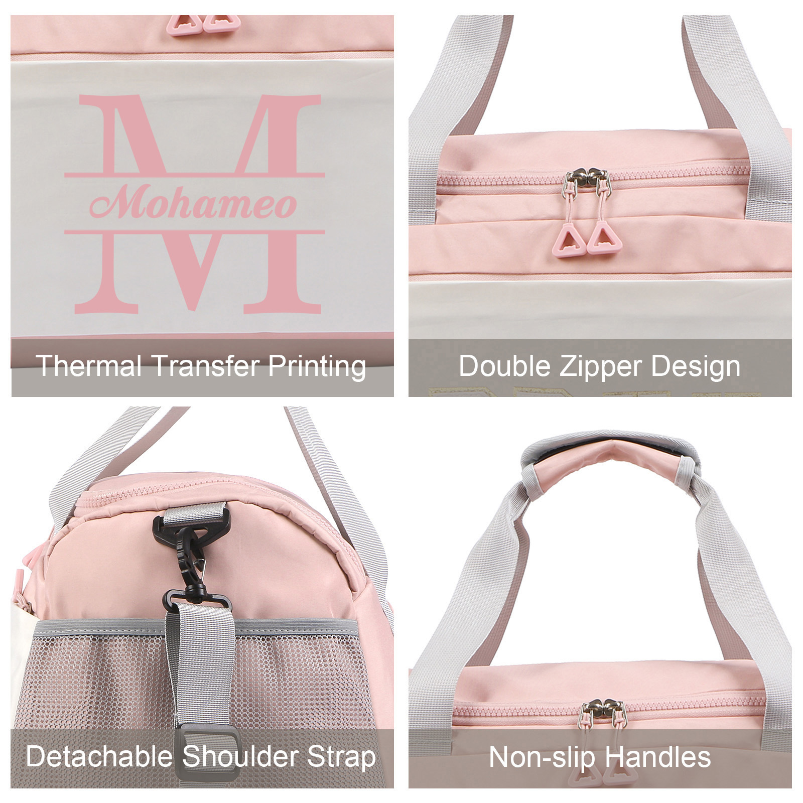 Personalized Travel Bag with Custom Name Perfect Gift for Men & Women