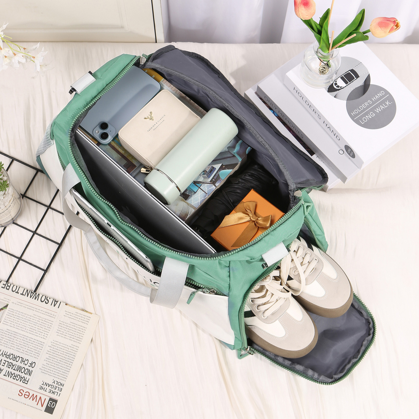 Personalized Travel Bag with Custom Name Perfect Gift for Men & Women