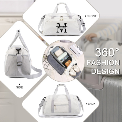 Personalized Travel Bag with Custom Name Perfect Gift for Men & Women