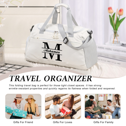 Personalized Travel Bag with Custom Name Perfect Gift for Men & Women