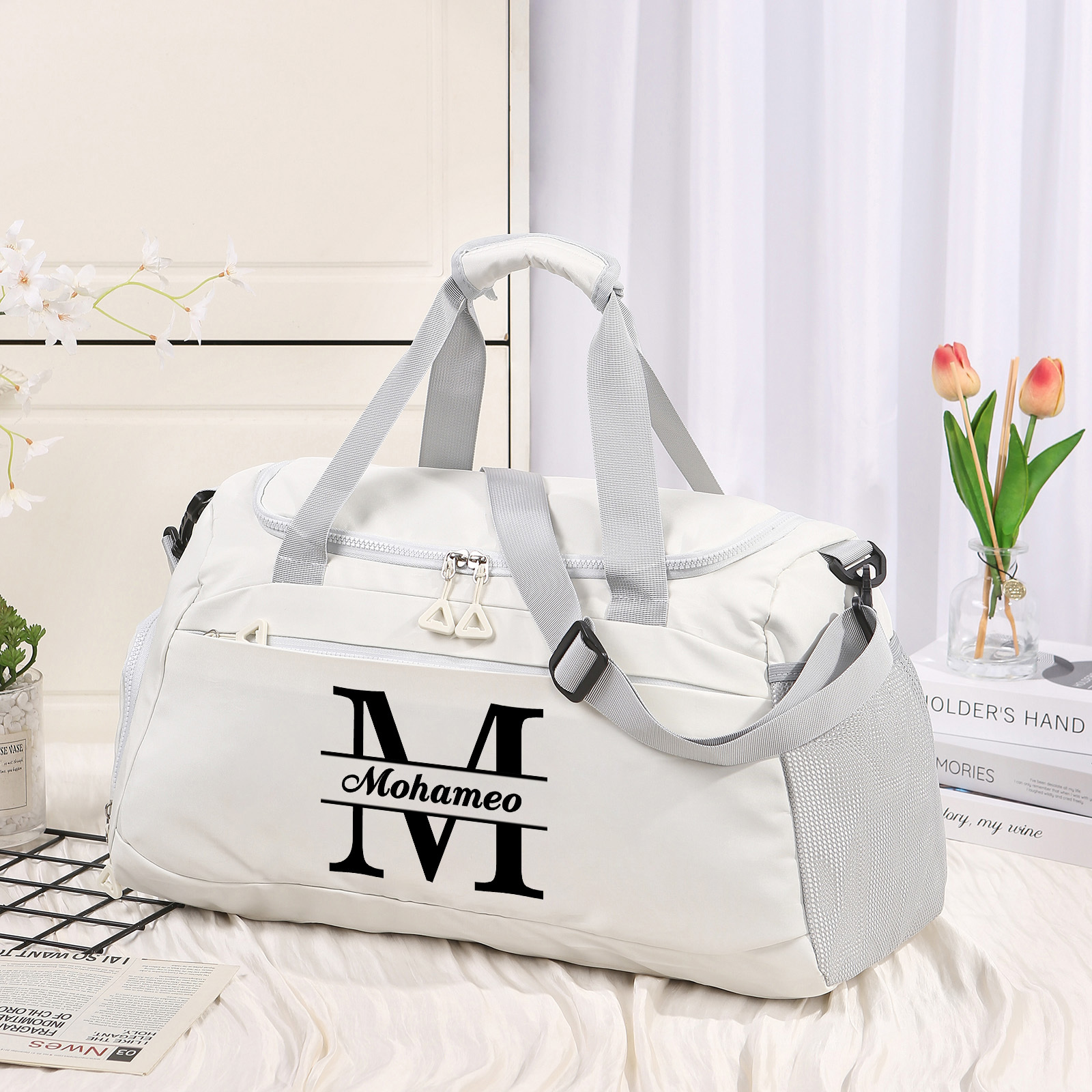 Personalized Travel Bag with Custom Name Perfect Gift for Men & Women