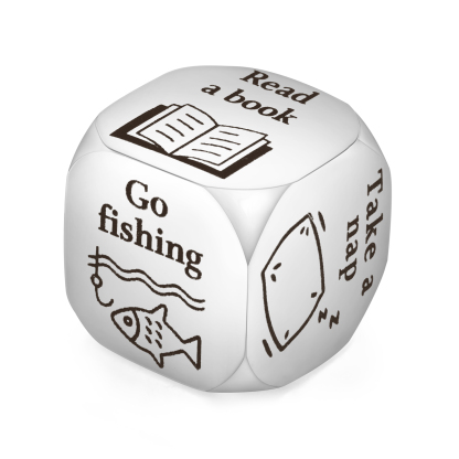 Personalized Retirement Dice Custom 6 Patterns Funny Gifts for Family Friends