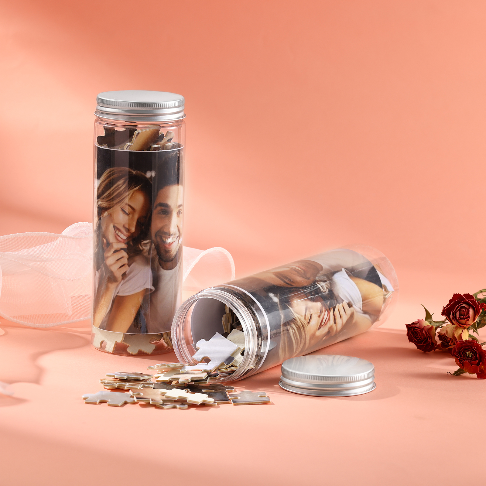 Personalized Canned Custom Photo Puzzle Custom 1 Photo 70 or 120 Pieces Gift for Her | Lorajewel