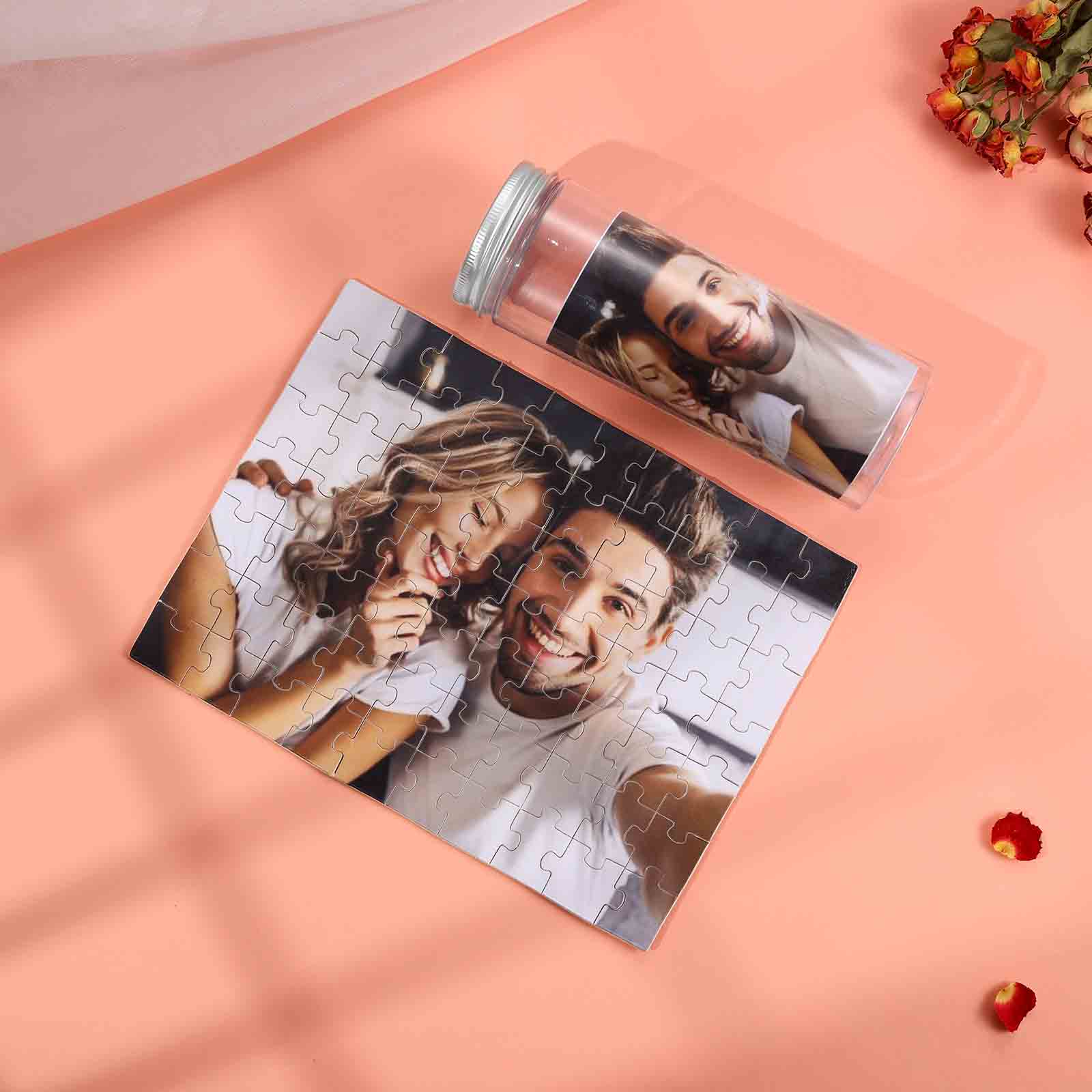 Personalized Canned Custom Photo Puzzle Custom 1 Photo 70 or 120 Pieces Gift for Her | Lorajewel