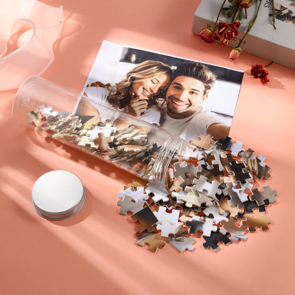 Personalized Canned Custom Photo Puzzle Custom 1 Photo 70 or 120 Pieces Gift for Her | Lorajewel