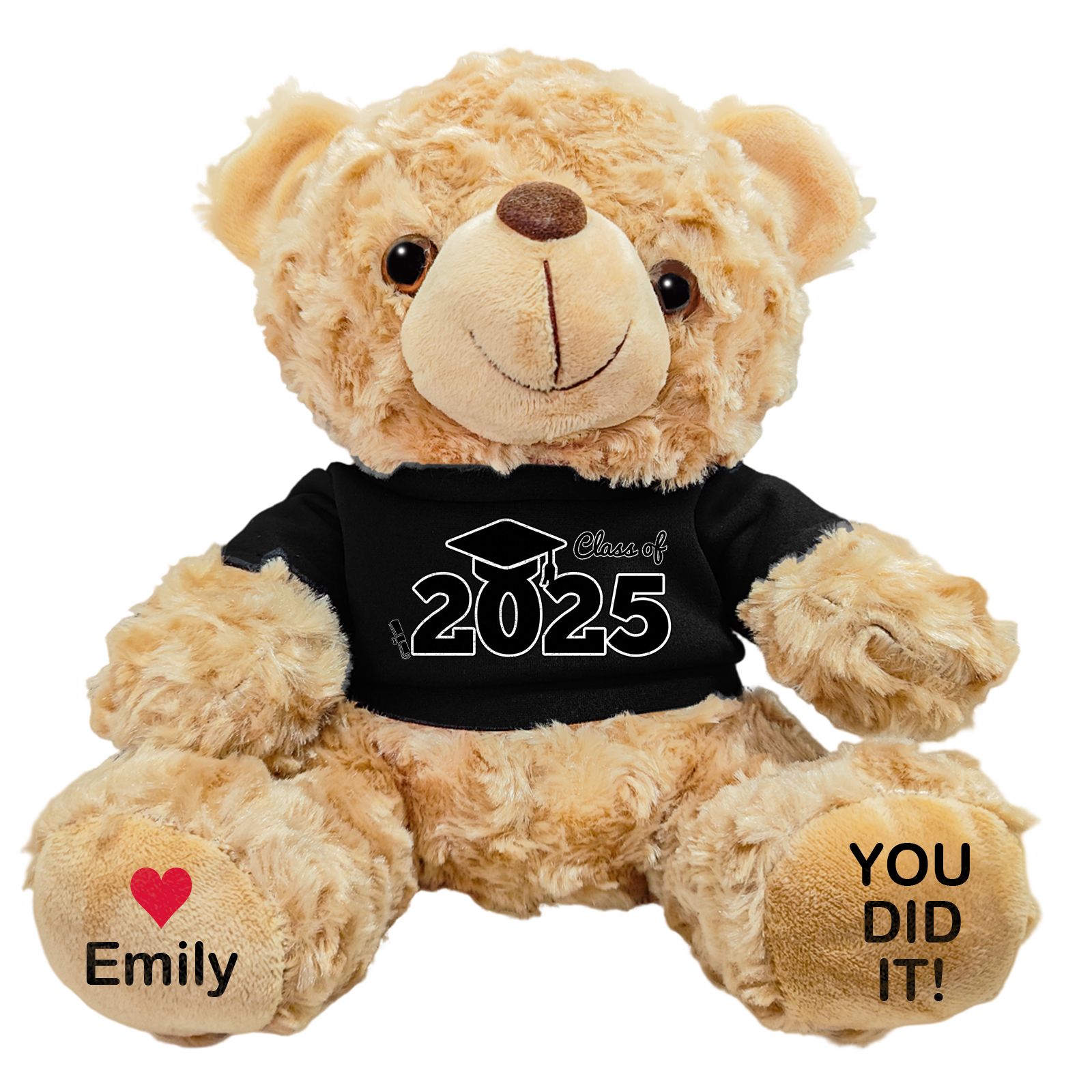 Personalized Graduation Teddy Bear - Custom Gift with Name & Year | Lorajewel