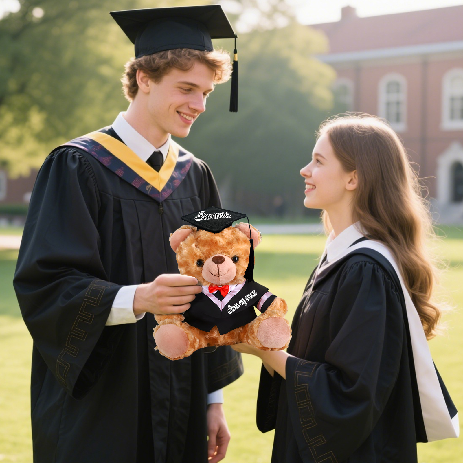 Custom Graduation Teddy Bear – Personalized Plush Keepsake with Name & Year | Lorajewel