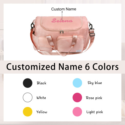 Personalized Waterproof Travel Bag with Custom Name Perfect Gift for Her
