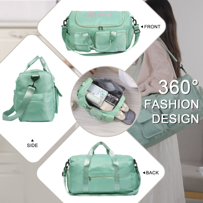 Personalized Waterproof Travel Bag with Custom Name Perfect Gift for Her