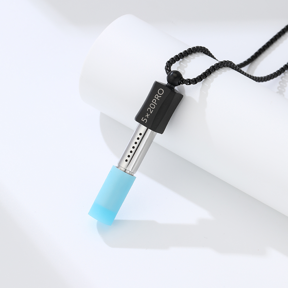 Adjustable Stainless Steel Breath Trainer Necklace