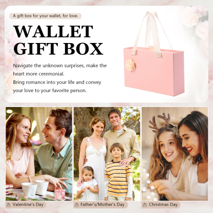 Elegant Gift Box for Her in Pink and Red Colors