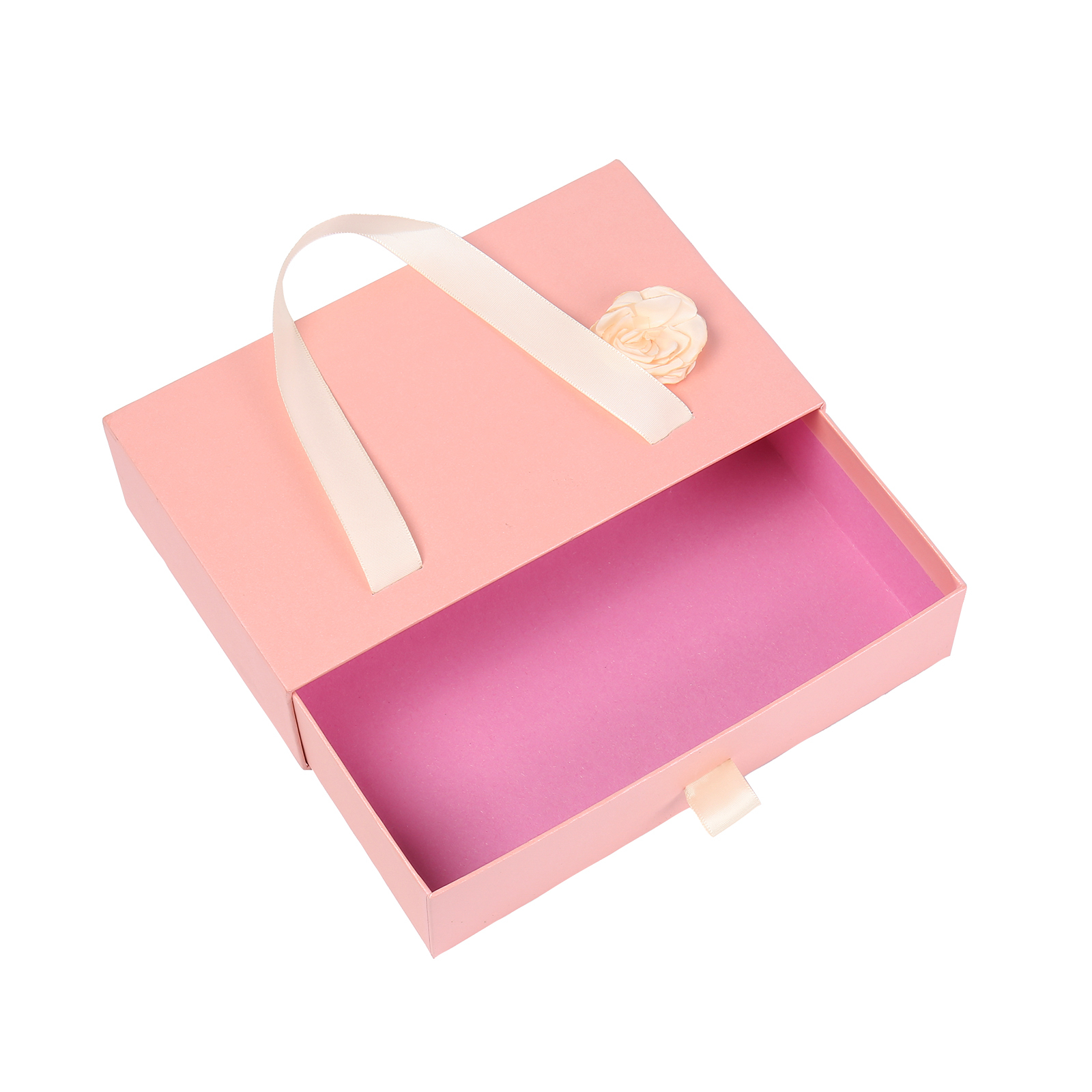 Elegant Gift Box for Her in Pink and Red Colors