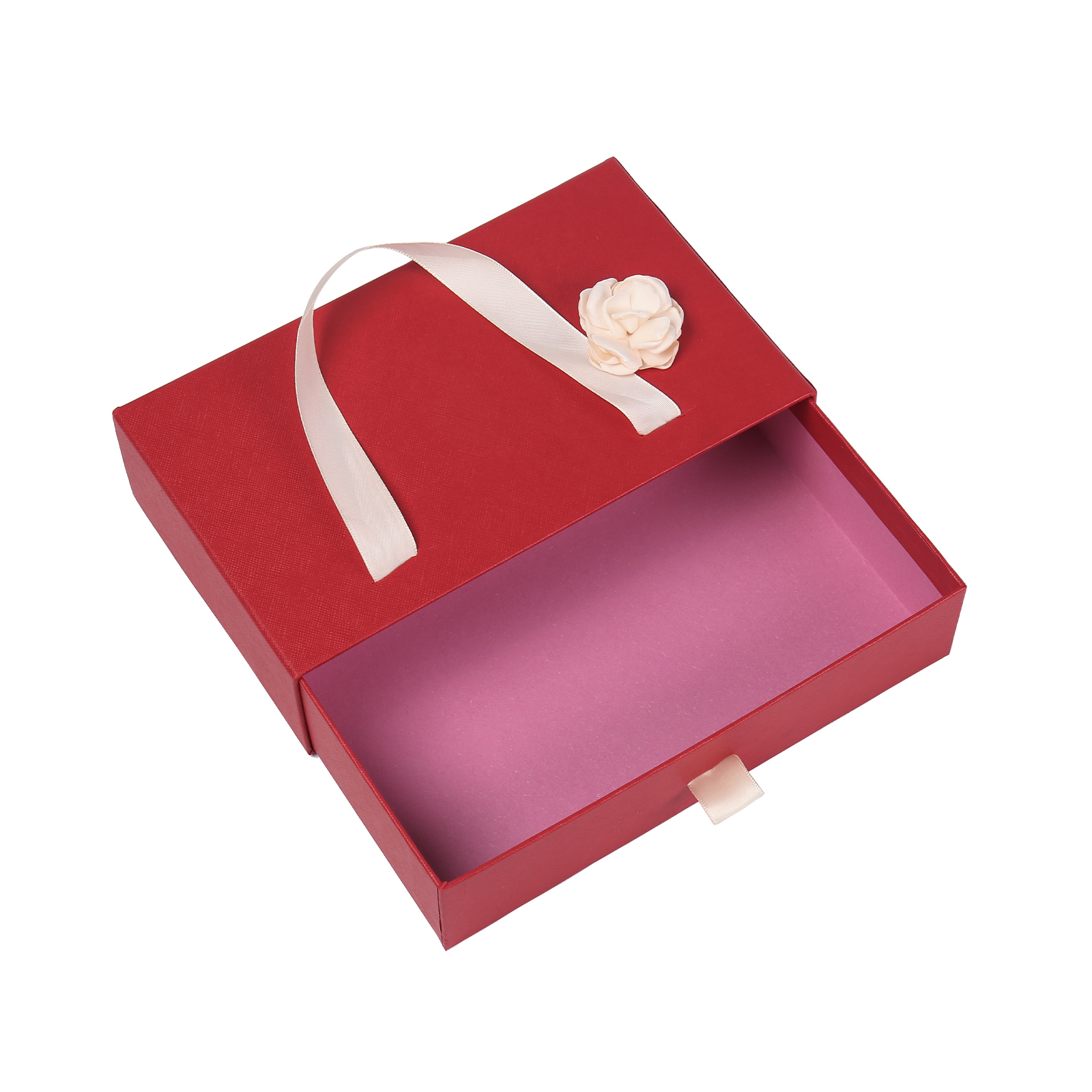 Elegant Gift Box for Her in Pink and Red Colors