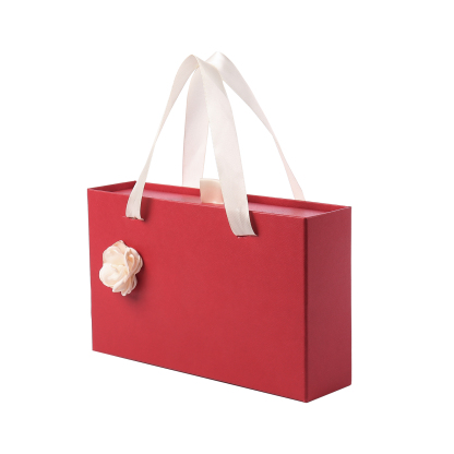 Elegant Gift Box for Her in Pink and Red Colors